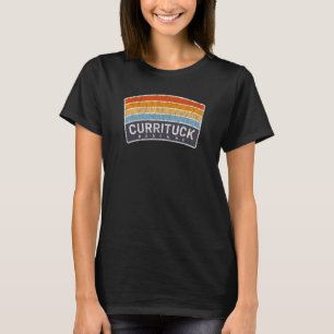 Currituck Beach, NC Vacationing Sunrise Curve T-Shirt