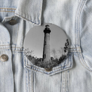 Currituck Lighthouse 10 Cm Round Badge