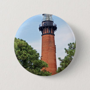 Currituck Lighthouse 6 Cm Round Badge