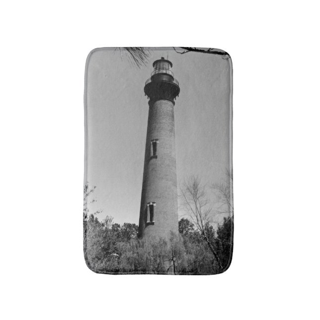 Currituck Lighthouse Bath Mat (Front Vertical)