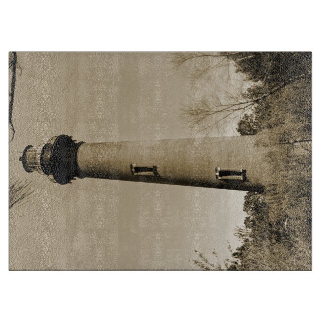 Currituck Lighthouse Cutting Board (Front)