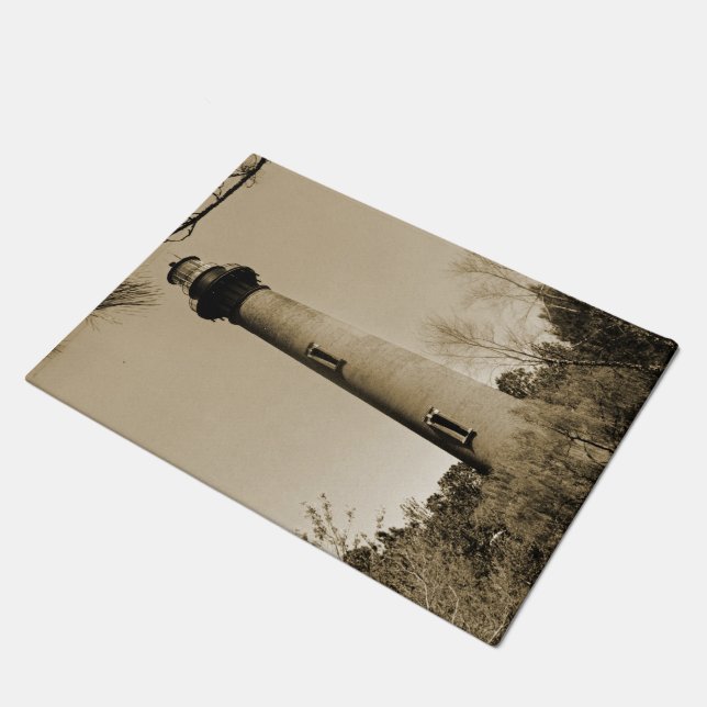 Currituck Lighthouse Doormat (Angled)