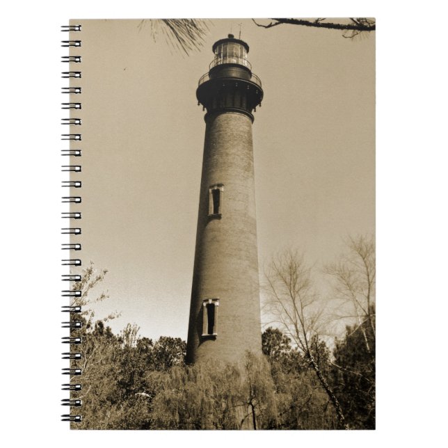 Currituck Lighthouse Spiral Notebook (Front)
