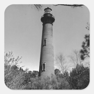 Currituck Lighthouse Square Sticker