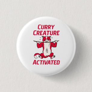 Curry Creature Activated Curry Lover 3 Cm Round Badge