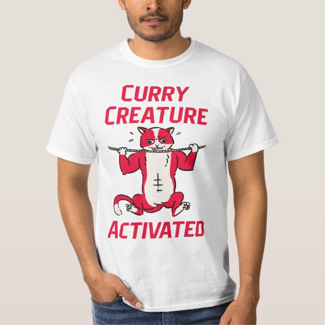 Curry Creature Activated Curry Lover T-Shirt (Front)