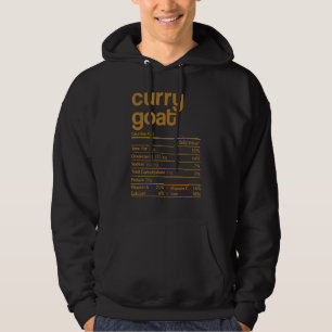 Curry Goat Nutrition Fact Thanksgiving Christmas Hoodie