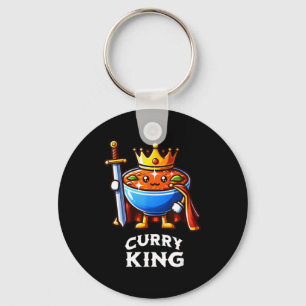 Curry King Funny Quote Curry Indian Food Lover  Key Ring