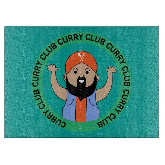 Curry Lover | Indian Cousin | Corry Cook | Foodies Cutting Board (Front)