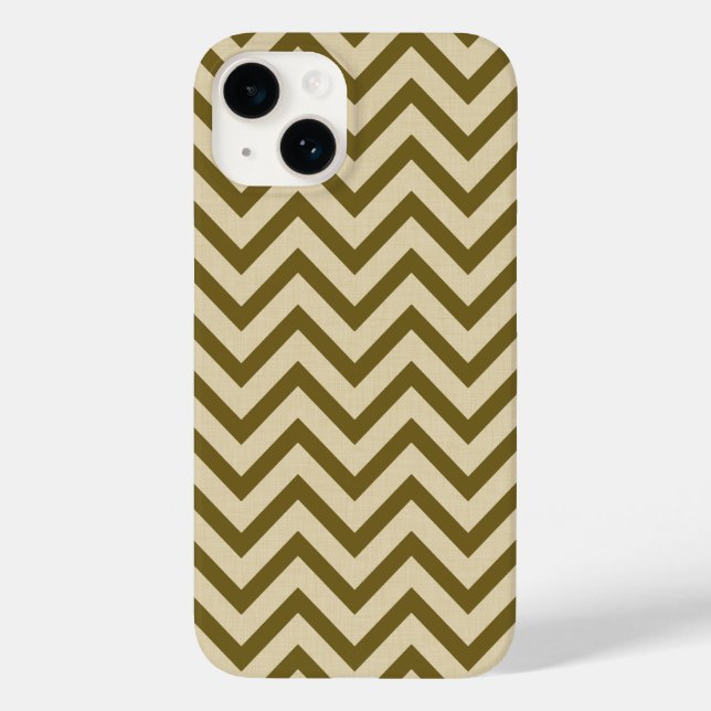 Curry Spice Moods Chevrons Case-Mate iPhone Case (Back)