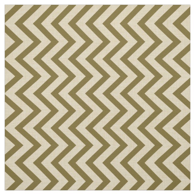 Curry Spice Moods Chevrons Fabric (Swatch)