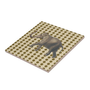 Curry Spice Moods Dots with Elephant Tile