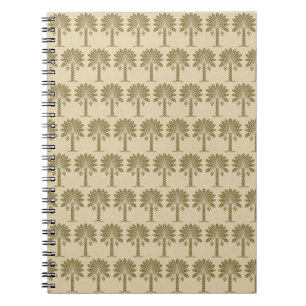 Curry Spice Moods Palm Spiral Notebook