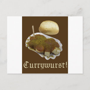 Currywurst Postcard