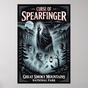 Curse of Spearfinger Haunted Smoky Mountains Poste Poster
