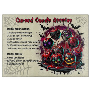 Cursed Candy Apples – Wickedly Sweet & Sinisterly Cutting Board