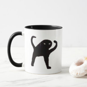 Cursed Cat Meme Mug Double Sided