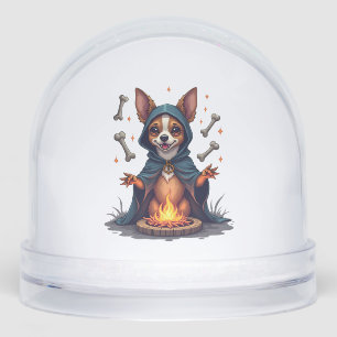 Cursed Chihuahua Ritual Dog Snowglobe