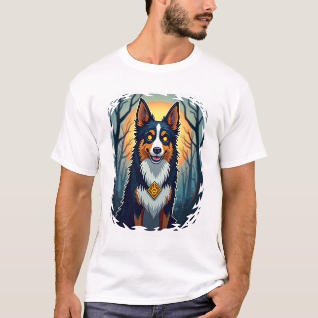 Cursed Collie Crawl T-Shirt (Front)