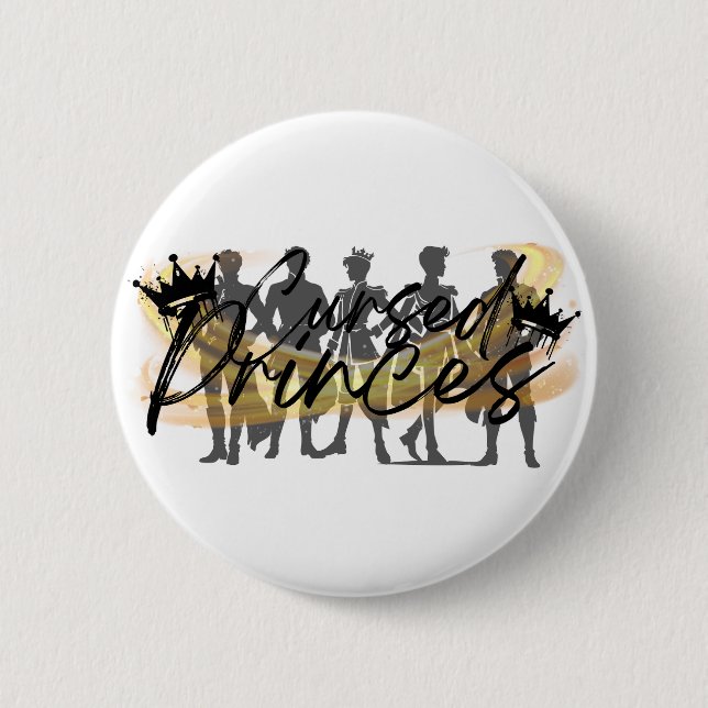 Cursed Princes Hat 6 Cm Round Badge (Front)