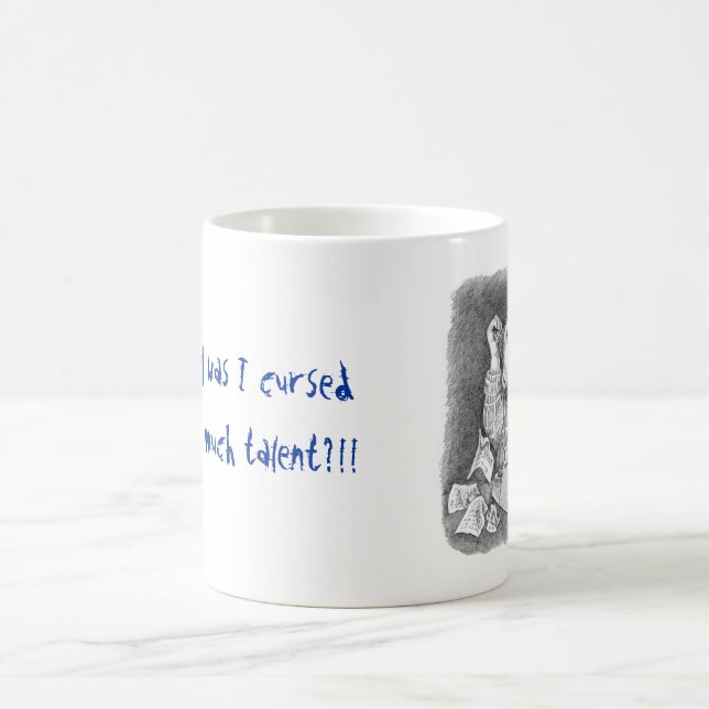 Cursed With Talent Coffee Mug (Center)