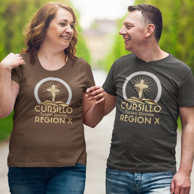 Cursillo Radiant Cross on Hill Diocese & Region  T-Shirt (Creator Uploaded)
