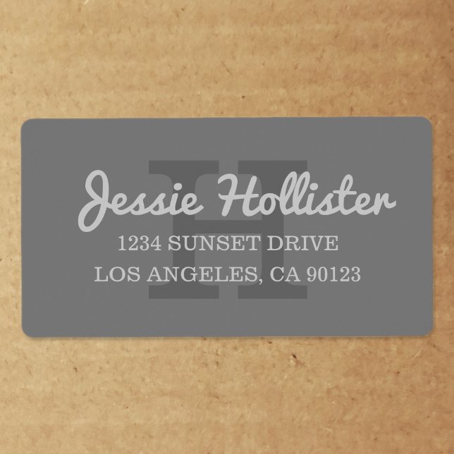 Cursive Name | Monogrammed Return Address (Creator Uploaded)