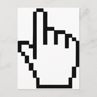 Cursor Click Hand Postcard