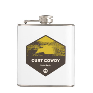 Curt Gowdy State Park Wyoming Hip Flask