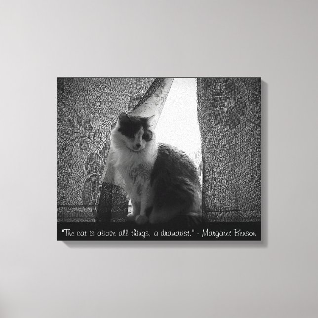 Curtain Call by djoneill w/ Margaret Benson  Quote Canvas Print (Front)