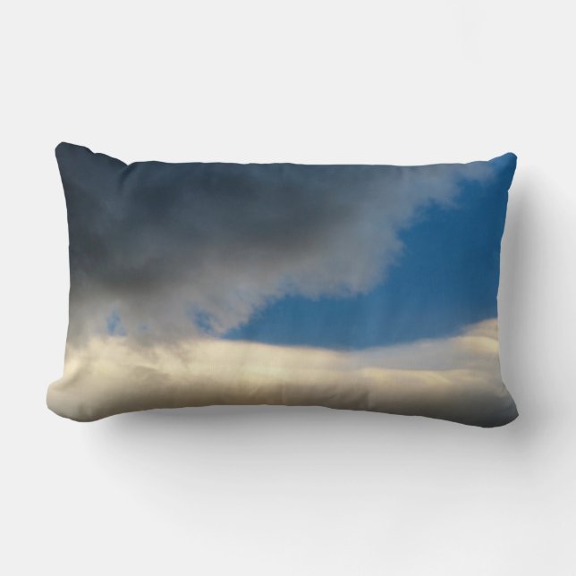 curtain of clouds lumbar cushion (Front)