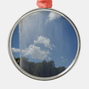 curtain on lake metal tree decoration