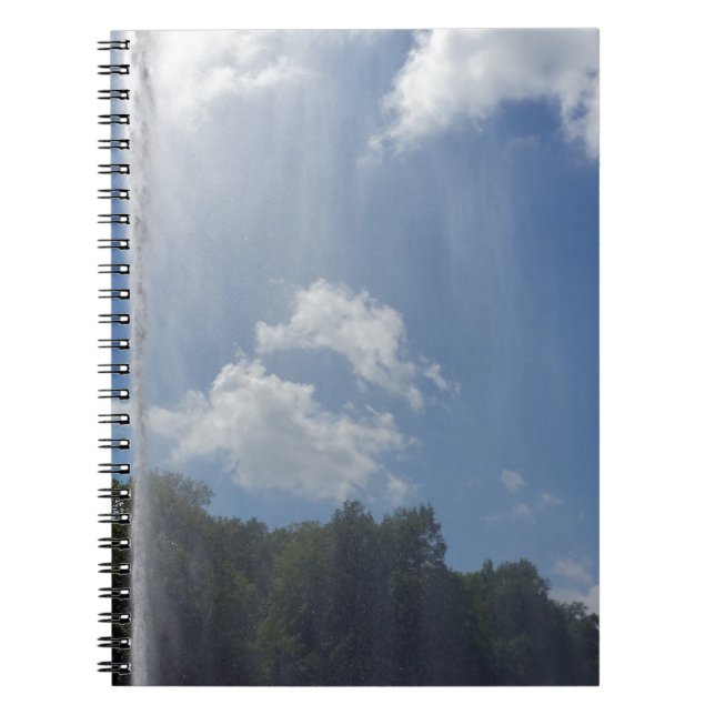 curtain on lake spiral notebook (Front)