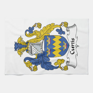 Curtis Family Crest Tea Towel