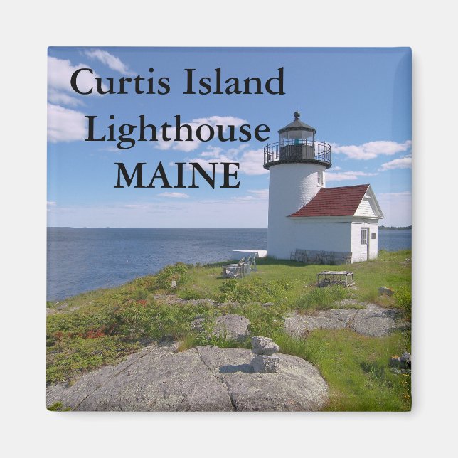 Curtis Island Lighthouse, Maine Magnet (Front)