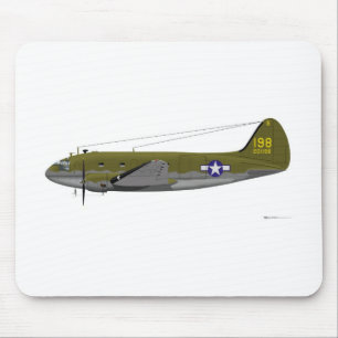 Curtiss C-46 Commando Mouse Pad
