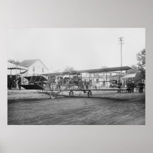 Curtiss-Herring Flying Machine, early 1900s Poster