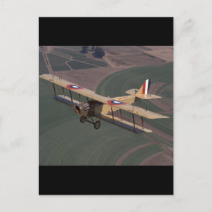 Curtiss, Jenny, 1918,_Classic Aviation Postcard
