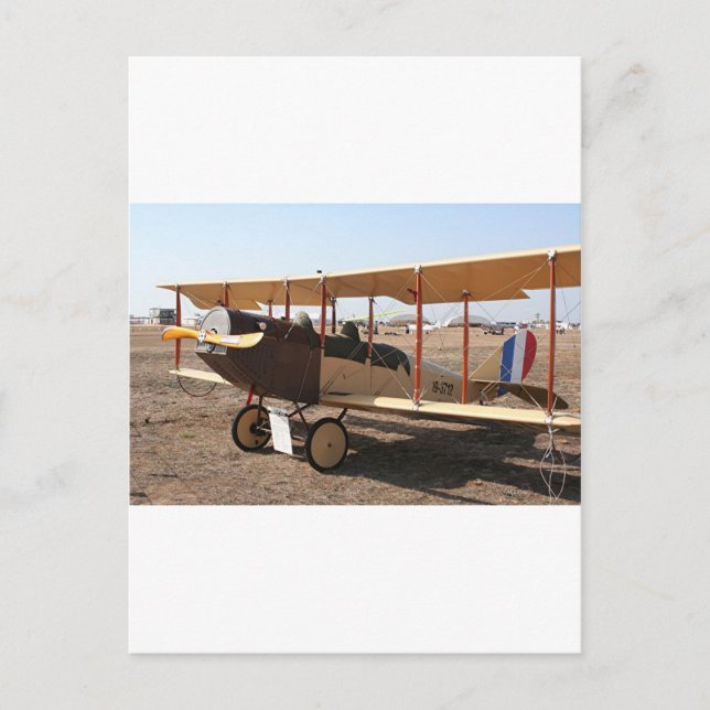 Curtiss Jenny Biplane Aircraft Postcard (Front)