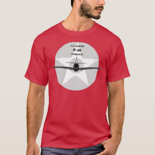 Curtiss P40 Warhawk WWII fighter T-Shirt