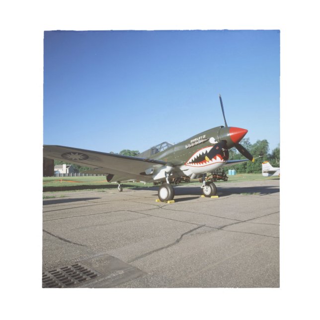 Curtiss P-40 Warhawk, at Minnesota CAF Air Show Notepad (Front)
