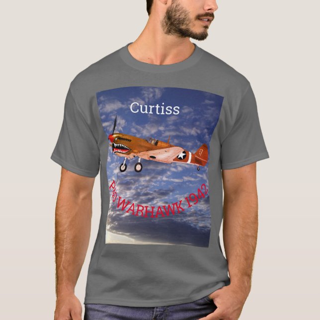 Curtiss P-40 Warhawk T-Shirt (Front)