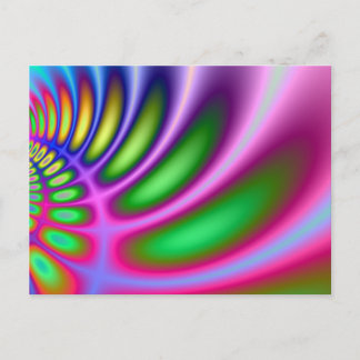 Curvature of Colours Postcard