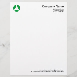 Curve Ball - Grass Green Letterhead Design
