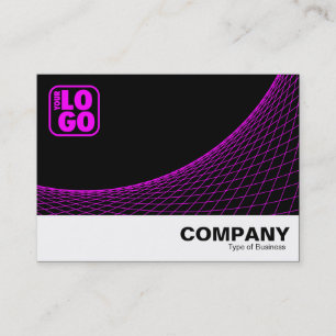 Curve Footed - Magenta Business Card