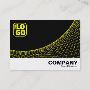 Curve Footed - Yellow Business Card
