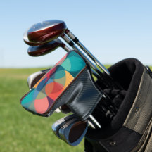 Curve Geometric Trim Abstract Golf Putter Cover