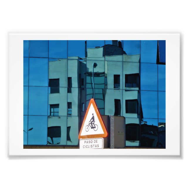 'Curve Reflection, Lion Photo Print (Front)