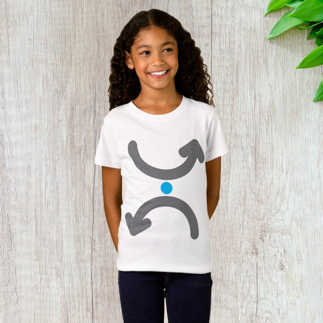 Curved Arrows Girls T-Shirt (Creator Uploaded)