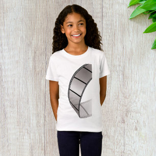 Curved Blank Film Strip T-Shirt